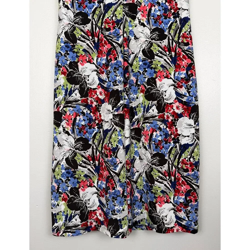 Lauren Ralph Lauren Floral Flutter-Sleeve Surplice Dress Multicolor Size 10